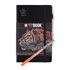 kniha Sakura Black sketchbook 13 x 21 cm