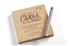 Brown sketch album 9x9 cm, 135 gms