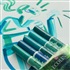 akvarel Ecoline brushpen set 5 ks zeleno-modré