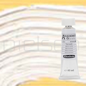 oil Akademie 60 ml - titanium white