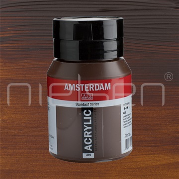 acryl Amsterdam 500 ml - Burnt umber