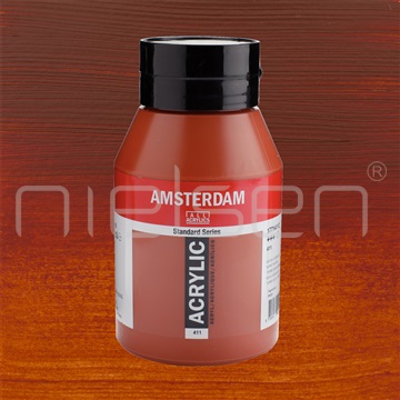 acryl Amsterdam 1000 ml - Burnt sienna