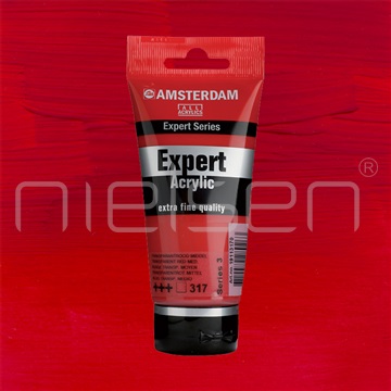 acryl Amsterdam ES 75 ml - Transparent red M