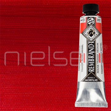 acryl Rembrandt 40 ml - Transp. red medium