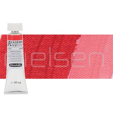 acryl Akademie 60 ml - cadmium red hue