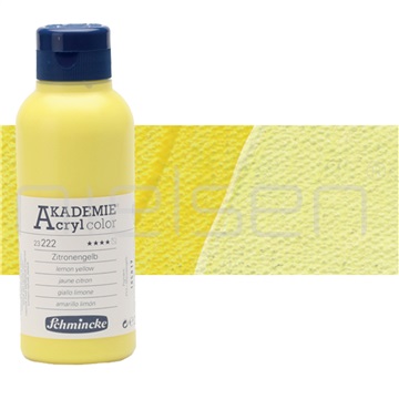 acryl Akademie 250 ml - lemon yellow