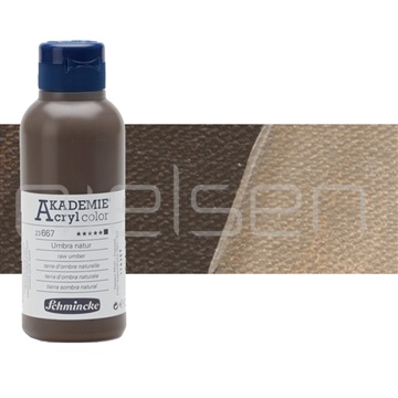 acryl Akademie 250 ml - raw umber