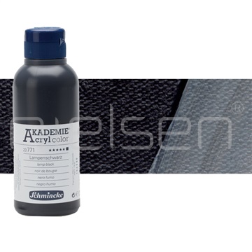 acryl Akademie 250 ml - lamp black