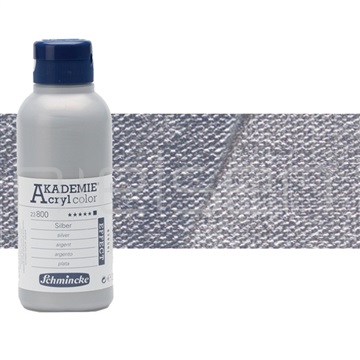 acryl Akademie 250 ml - silver