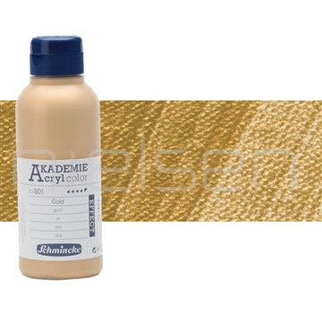 acryl Akademie 250 ml - gold