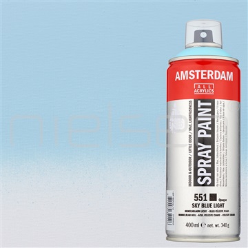 spray Amsterdam 400 ml - Sky blue light