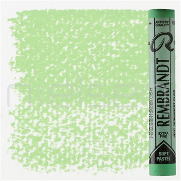 suchý pastel REMBRANDT - Permanent green lt. 8