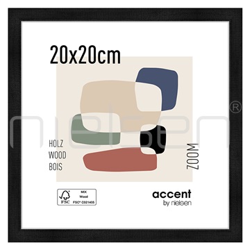 Zoom 20 x 20 cm - černá