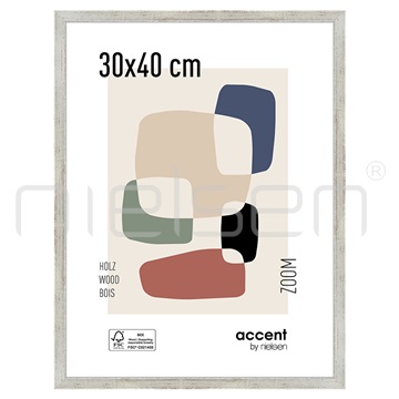 Zoom 30 x 40 cm - stříbrná