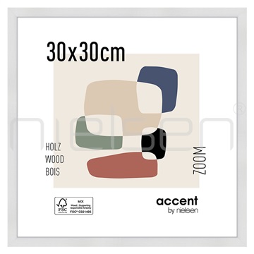 Zoom 30 x 30 cm - bílá