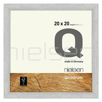 Quadrum_20 20 x 20 cm - stříbrná