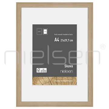 Skava 21 x 29,7 cm - dub natur, pasparta 15x20 cm