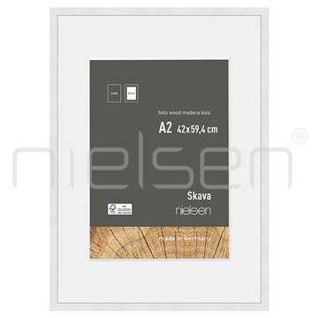 Skava 42 x 59,4 cm - bílá, pasparta 29,7x42 cm