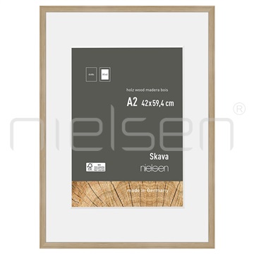 Skava 42 x 59,4 cm - dub natur, pasparta 29,7x42