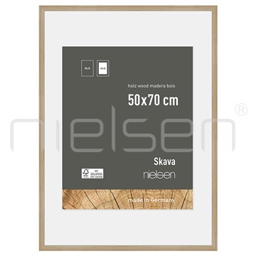 Skava 50 x 70 cm - dub natur, pasparta 40x60 cm