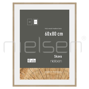 Skava 60 x 80 cm - dub natur, pasparta 50x70 cm
