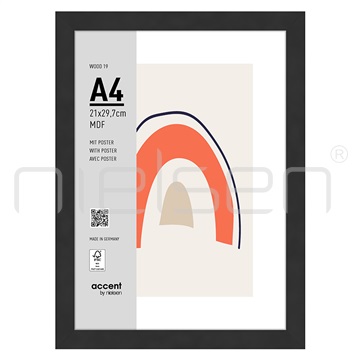 Wood_19 21 x 29,7 cm (A4) - černá