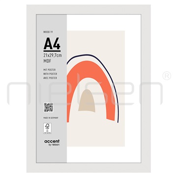 Wood_19 21 x 29,7 cm (A4) - bílá