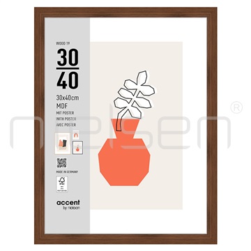 Wood_19 30 x 40 cm - ořech