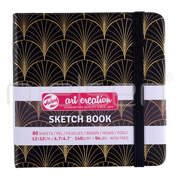 Artcreation sketchbook 12x12 cm Art Deco
