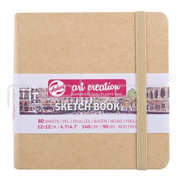 Artcreation sketchbook 12x12 cm Kraft