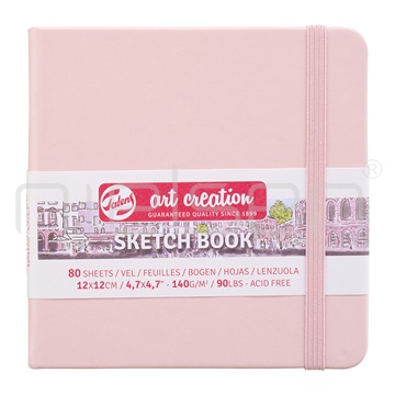 Artcreation sketchbook 12x12 cm Pastel Pink