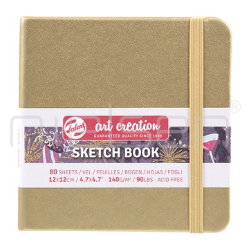 Artcreation sketchbook 12x12 cm White Gold