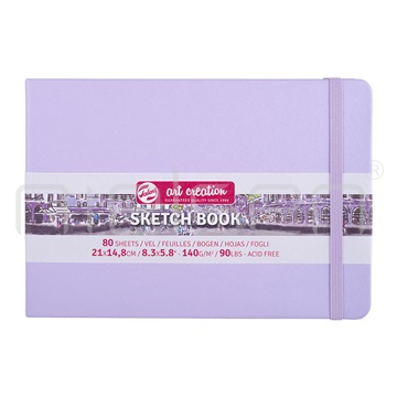 Artcreation sketchbook 21x14,8 cm Pastel Violet