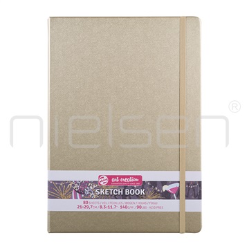 Artcreation sketchbook A4 White Gold