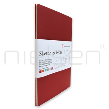 blok Sketch&Note A6, red/orange 2 ks
