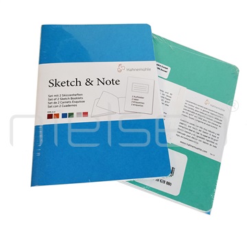 blok Sketch&Note A4, blue/green 2 ks