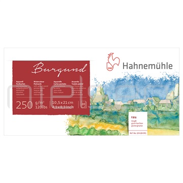 blok Burgund Watercolor, 10,5x21cm, rough