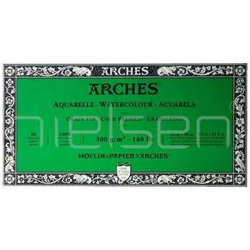 blok ARCHES Aquarell 300gms, 15x30cm, cold pr.
