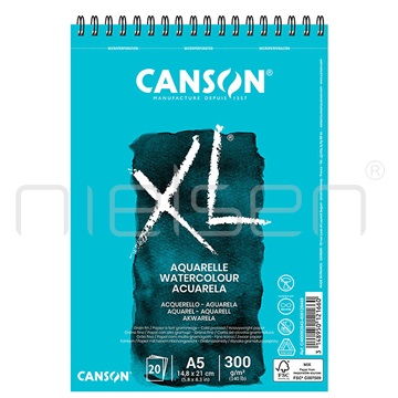 blok XL Aquarelle, kr.vazba, 300gsm, A5