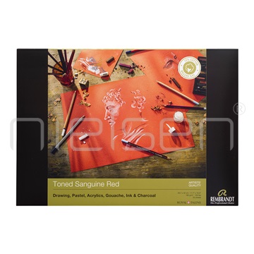 blok Rembrandt Toned Sanguine Red A3