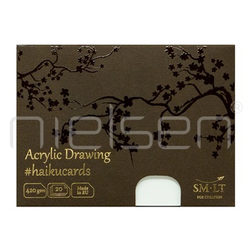 karty Acrylic 14,7x10,6 cm, 420 gms, 20 listů