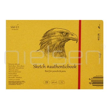 šitý blok Kraft sketch 24,5x17,6 cm, 90 gms