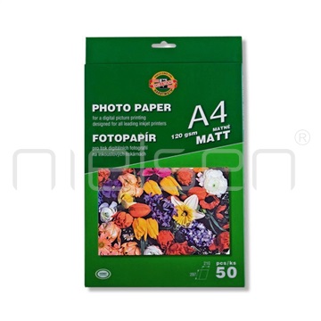 Koh-i-noor fotopapír mat A4 120 g/m2