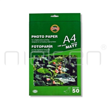 Koh-i-noor fotopapír mat A4 190 g/m2