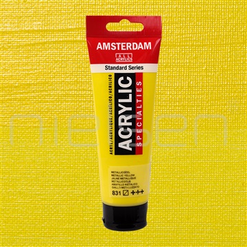 acryl Amsterdam 120 ml - Metallic Yellow