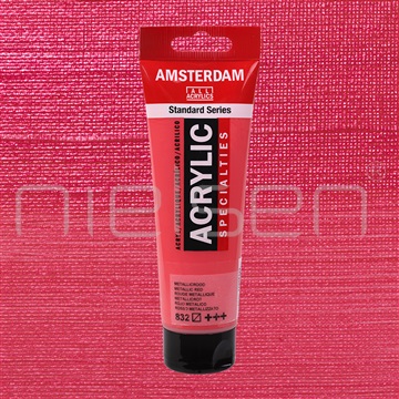 acryl Amsterdam 120 ml - Metallic Red