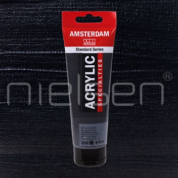 acryl Amsterdam 120 ml - Metallic Black