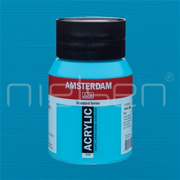 acryl Amsterdam 500 ml - Turquoise blue
