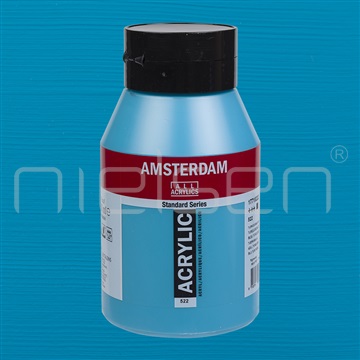 acryl Amsterdam 1000 ml - Turquoise blue