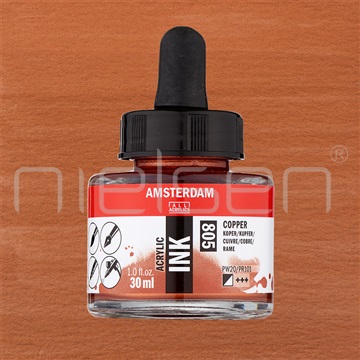 Acrylic-ink Amsterdam 30 ml - Copper